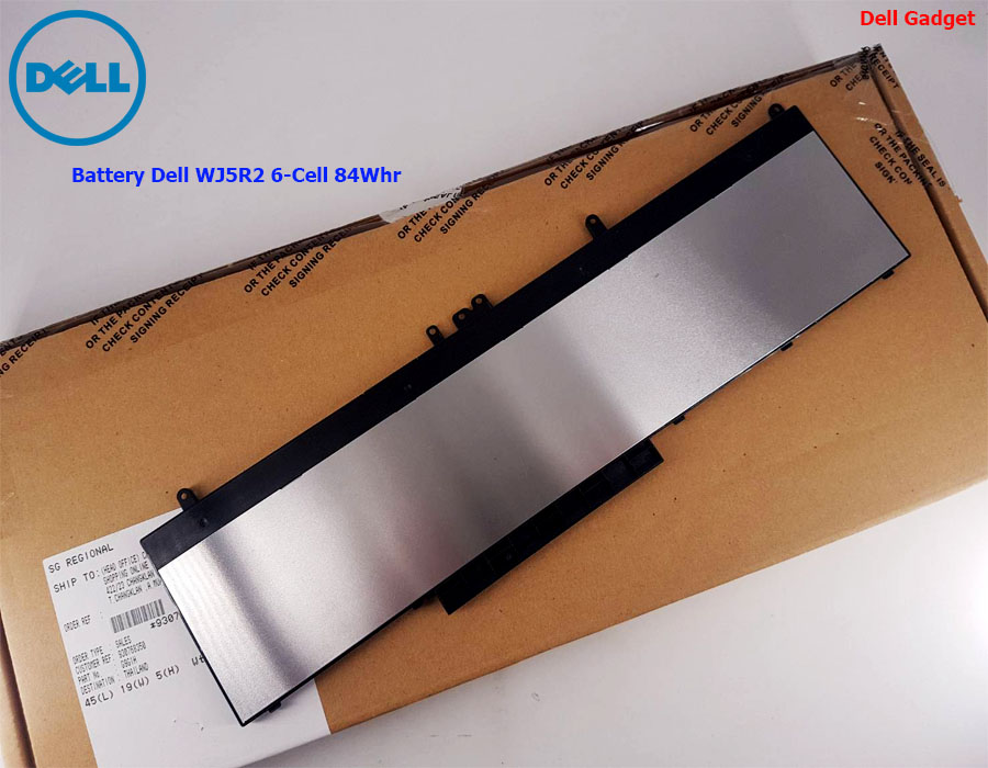 Battery Dell Precision 15 รุ่น 3510, 6-Cell, 84Wh, แบตเตอรี่ Dell WJ5R2 ของแท้รับประกันศูนย์ Dell Thailand On-site Service