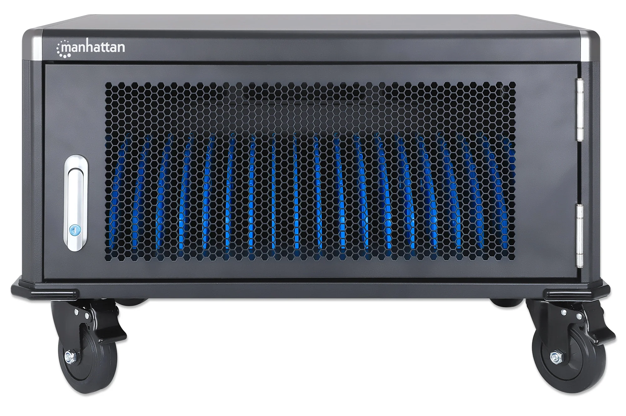 MHT-181181 ตู้ชาร์จอุปกรณ์อิเล็กทรอนิกส์แบบรถเข็น (AC 220 Volts/3080 Watts Charging Cart) รุ่น 20 ช่องเสียบ สำหรับประเทศไทย