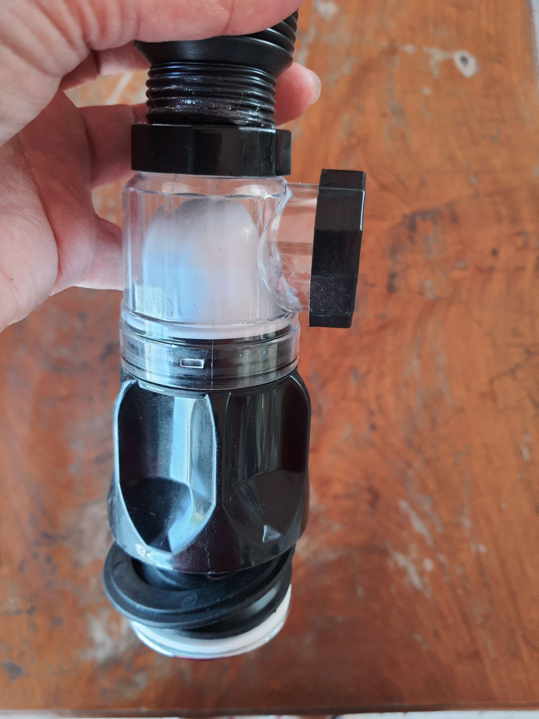 ท่อน้ำทิ้งเอนกประสงค์ ท่อย่นสีดำปรับระดับ ใช้ได้ทั้งอ่างซิงค์และอ่างล้างหน้า กันกลิ่น กันแมลง #14901