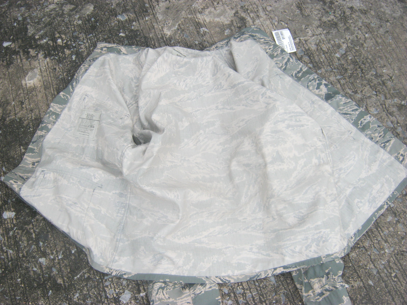 เสื้อทหารอากาศ สหรัฐ USAF Digital Tiger Stripe, Large