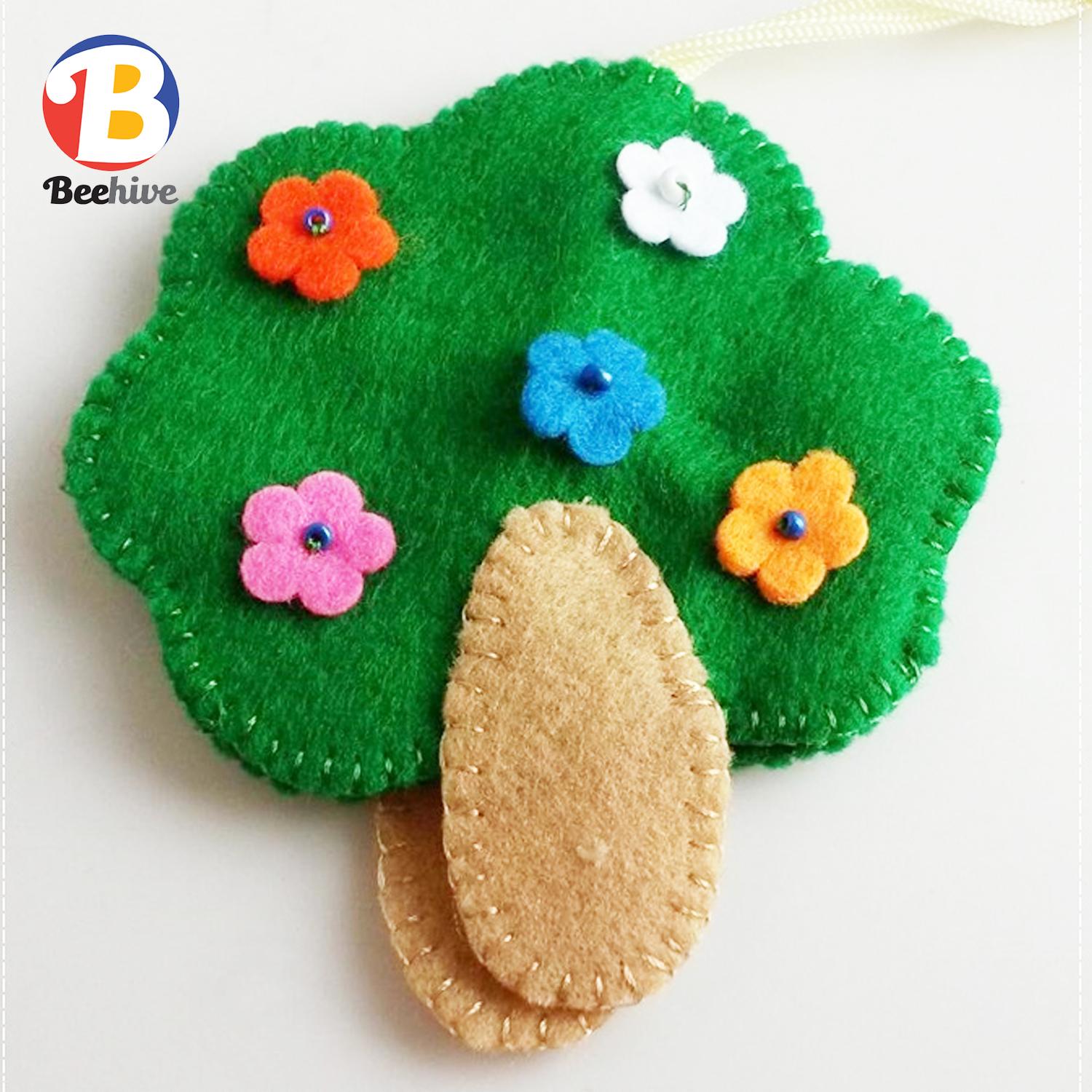 ผ้าสักหลาด แบบนิ่ม หนา 2 มม. (ซื้อขั้นต่ำ 2 แผ่น) งานประดิษฐ์ Felt Beehive