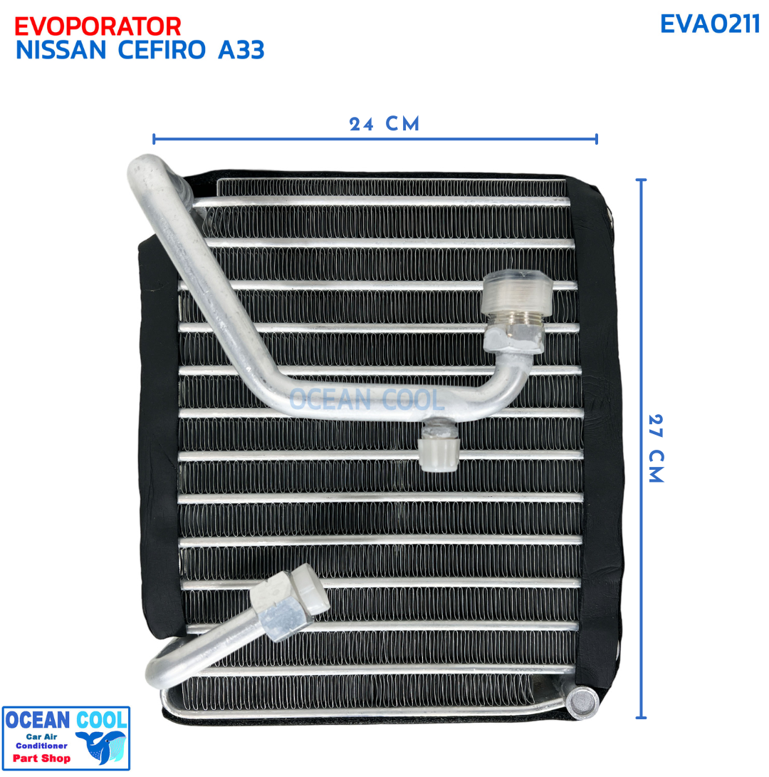 คอยล์เย็น นิสสัน เซฟิโร่ เอ33 เครื่อง 2.0 EVA0211 EVAPORATOR NISSAN CEFIRO A33 ตู้แอร์ แอร์รถยนต์