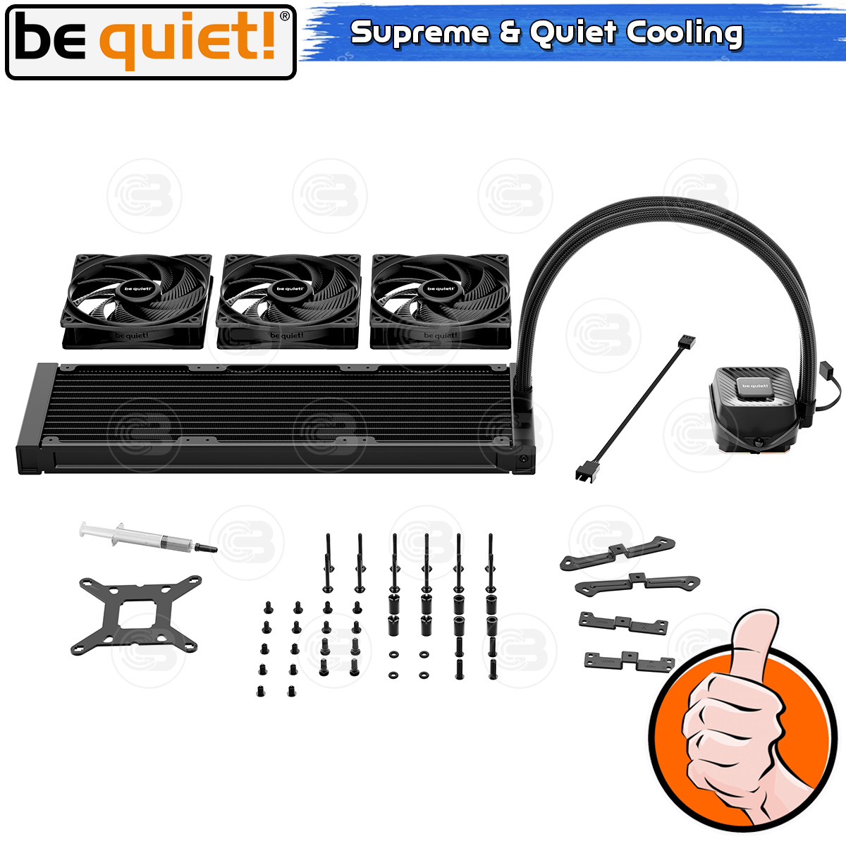 [CoolBlasterThai] Be Quiet Pure Loop 3 360 AIO Water Cooling CPU Cooler (AM5/LGA1851 Ready) (BW022) ประกัน 3 ปี สำเนา