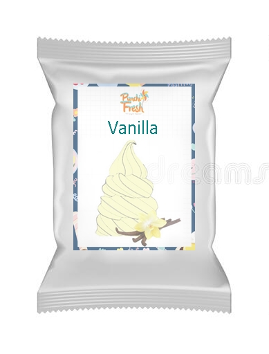 ผงไอศกรีมซอฟต์เสิร์ฟ soft serve สูตรพรีเมี่ยมสำเร็จรูป รสวนิลา