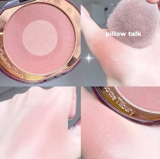 Charlotte Tilbury Cheek To Chic Swish & Glow Blusher 8g. สี Pillow Talk บลัชออน