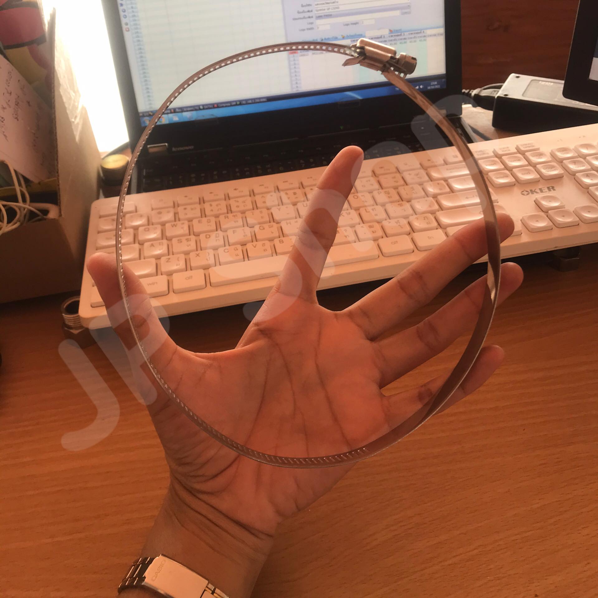 ปลอกรัด 141-165 (12 มม.) แคลมป์รัดท่อสแตนเลส 304 #141165