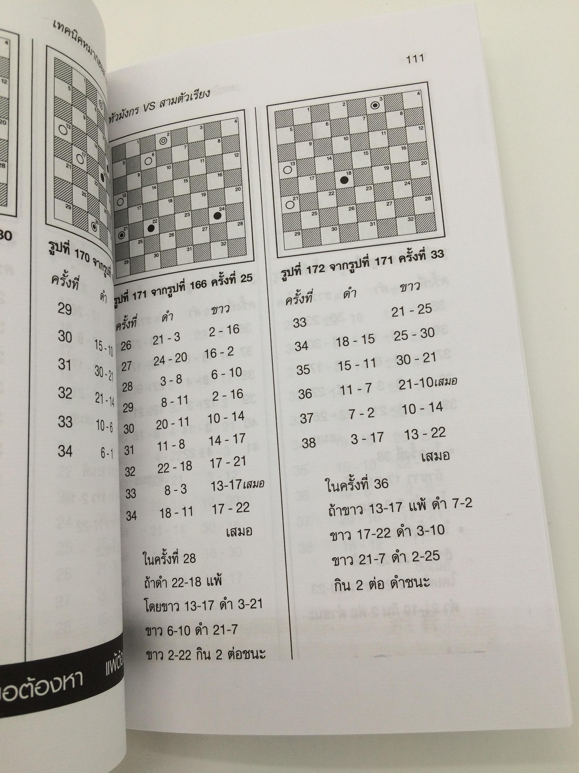 หนังสือเทคนิคหมากฮอส ฉบับหัวมังกร