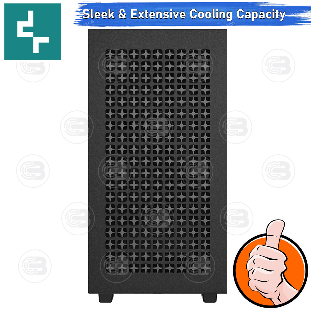 [CoolBlasterThai] DEEPCOOL CH370 Micro-ATX High-Airflow PC Case ประกัน 1 ปี