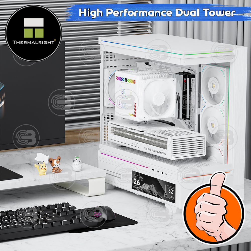 [CoolBlasterThai] Thermalright Peerless Assassin 140 Digital White Heat Sink (AM5/LGA1851 Ready) ประกัน 3 ปี