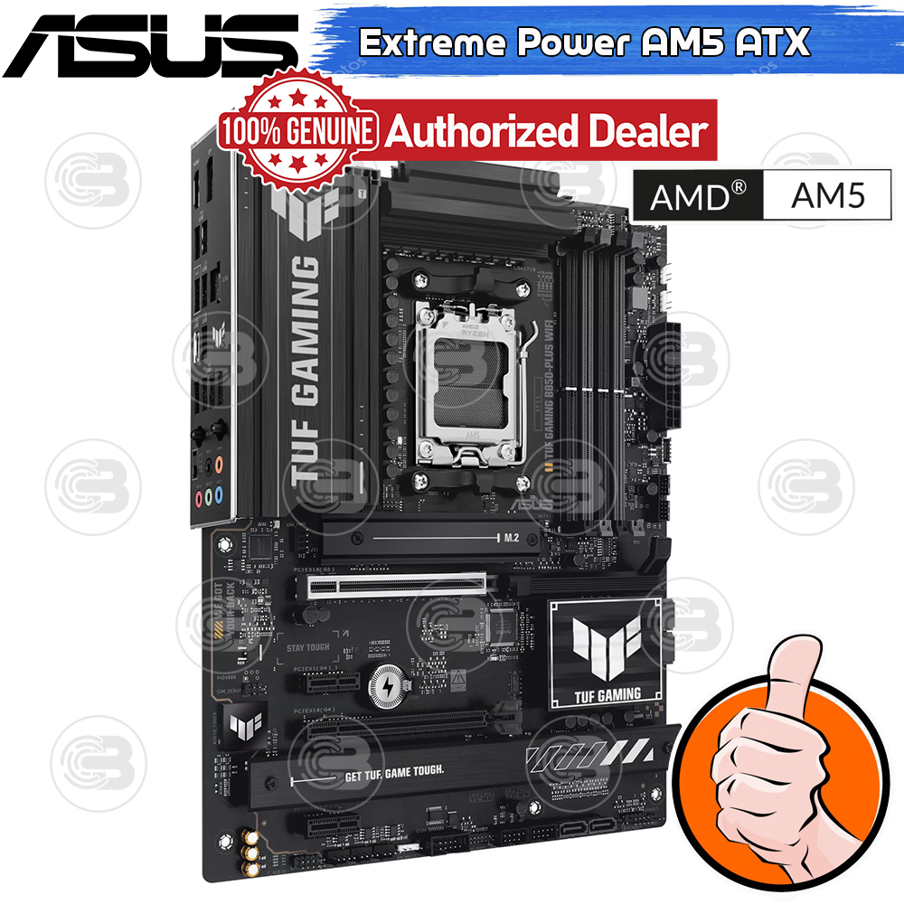 [CoolBlasterThai] ASUS MAINBOARD TUF GAMING B850-PLUS WIFI AMD SOCKET AM5 DDR5 M-ATX ประกัน 3 ปี