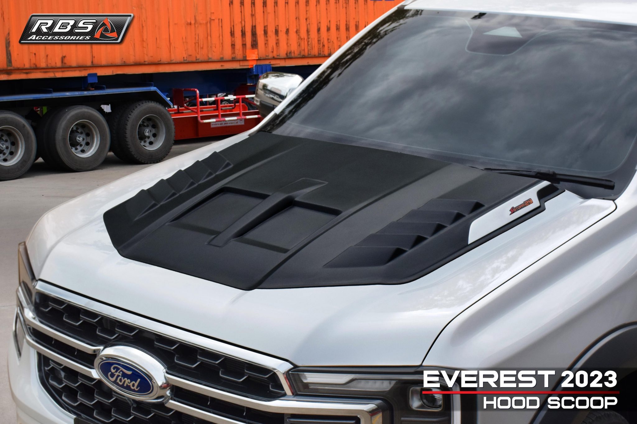 SCOOP สกู๊ปฝากระโปรงหน้า Next Gen Everest 2022 รุ่น RBS ทรงใหญ่