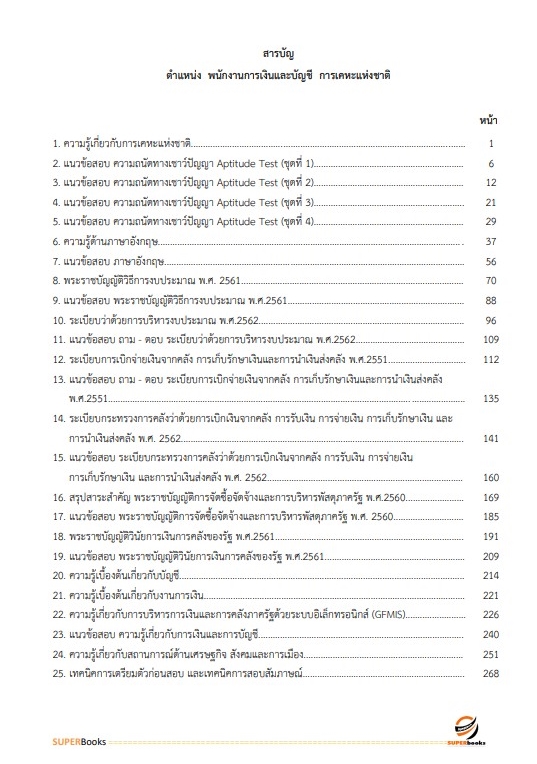 แนวข้อสอบ พนักงานการเงินและบัญชี การเคหะแห่งชาติ