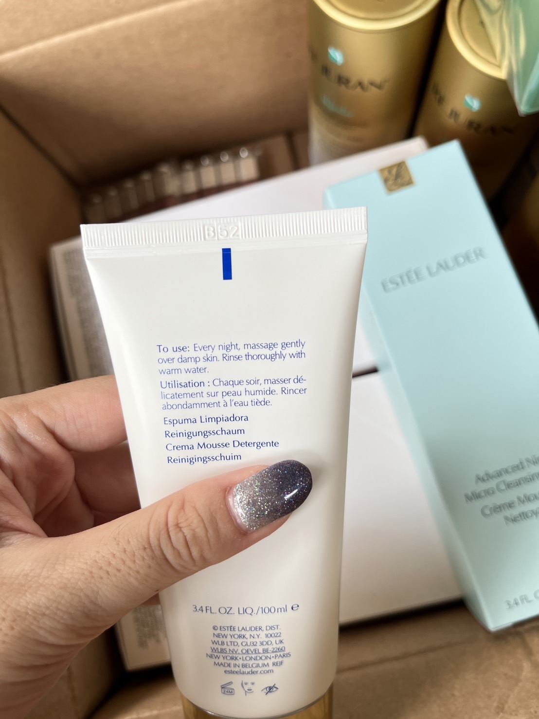 Estee Lauder Advanced Night Micro Cleansing Foam 100ml. คลีนซิ่งโฟม เอสเต้ ลอเดอร์