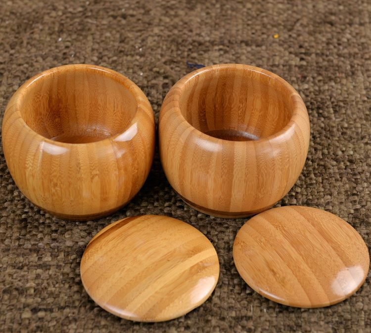 โถหมากล้อมไม้ไผ่ (2ใบ)