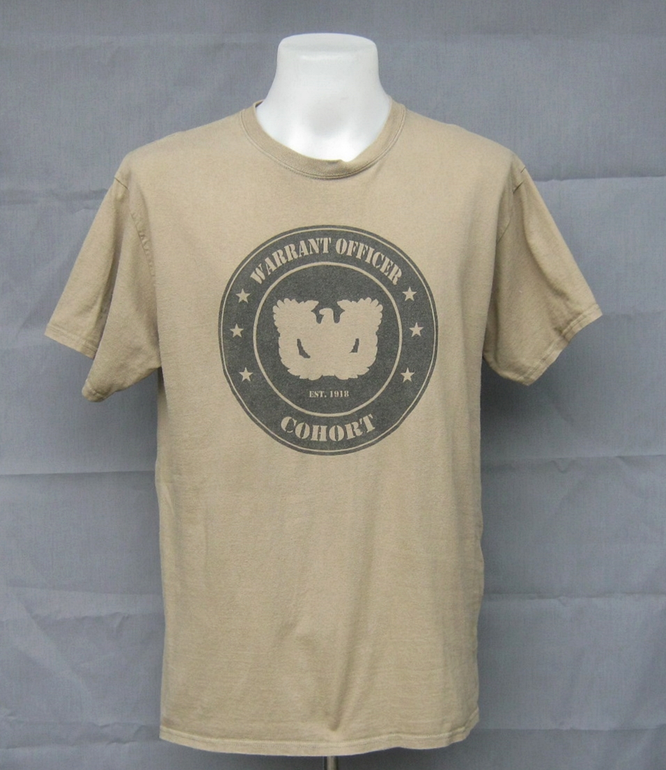 เสื้อยืดแนวทหาร warrant officer