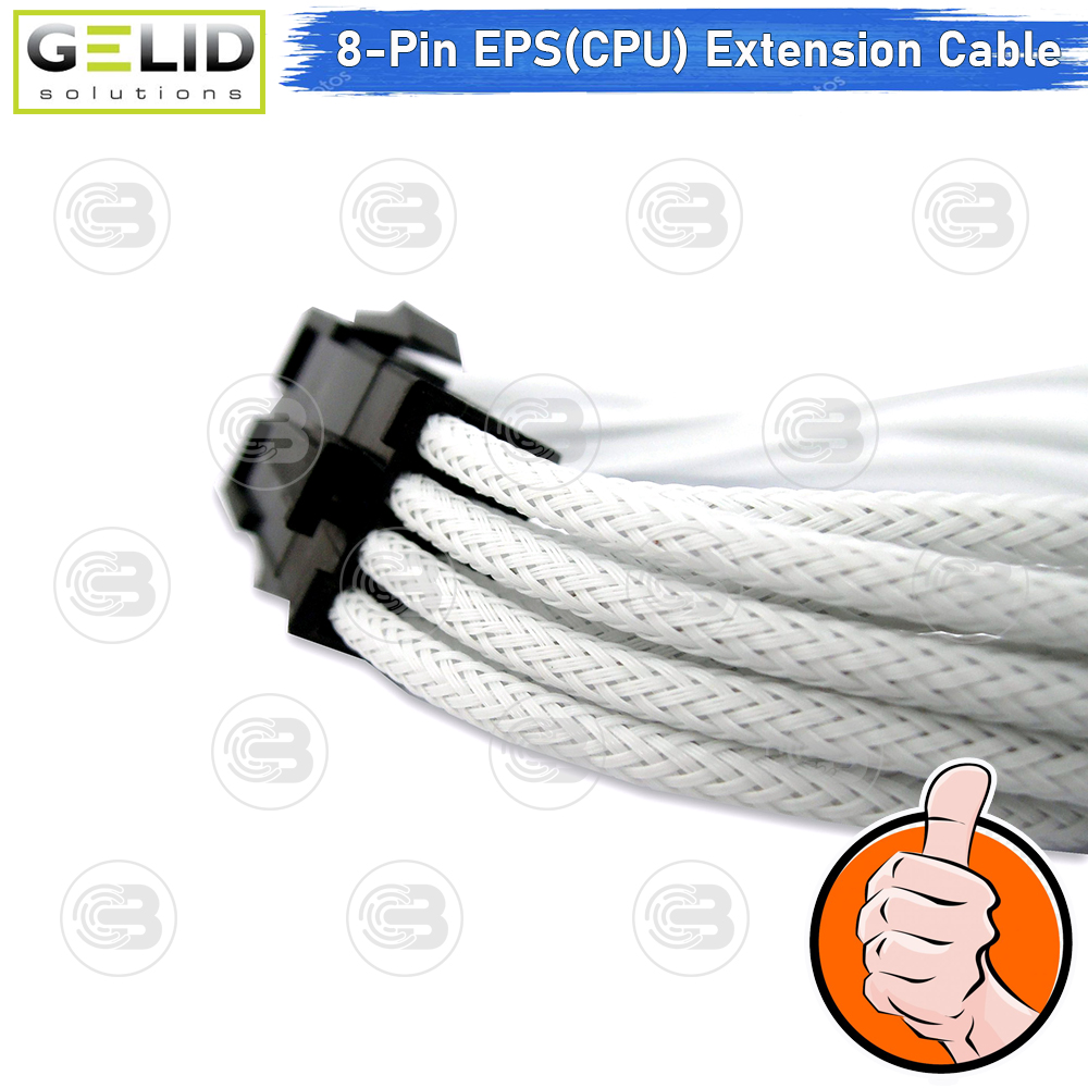 [CoolBlasterThai] GELID 8-Pin EPS (CPU) EXTENSION WHITE CABLE(CA-8P-02)