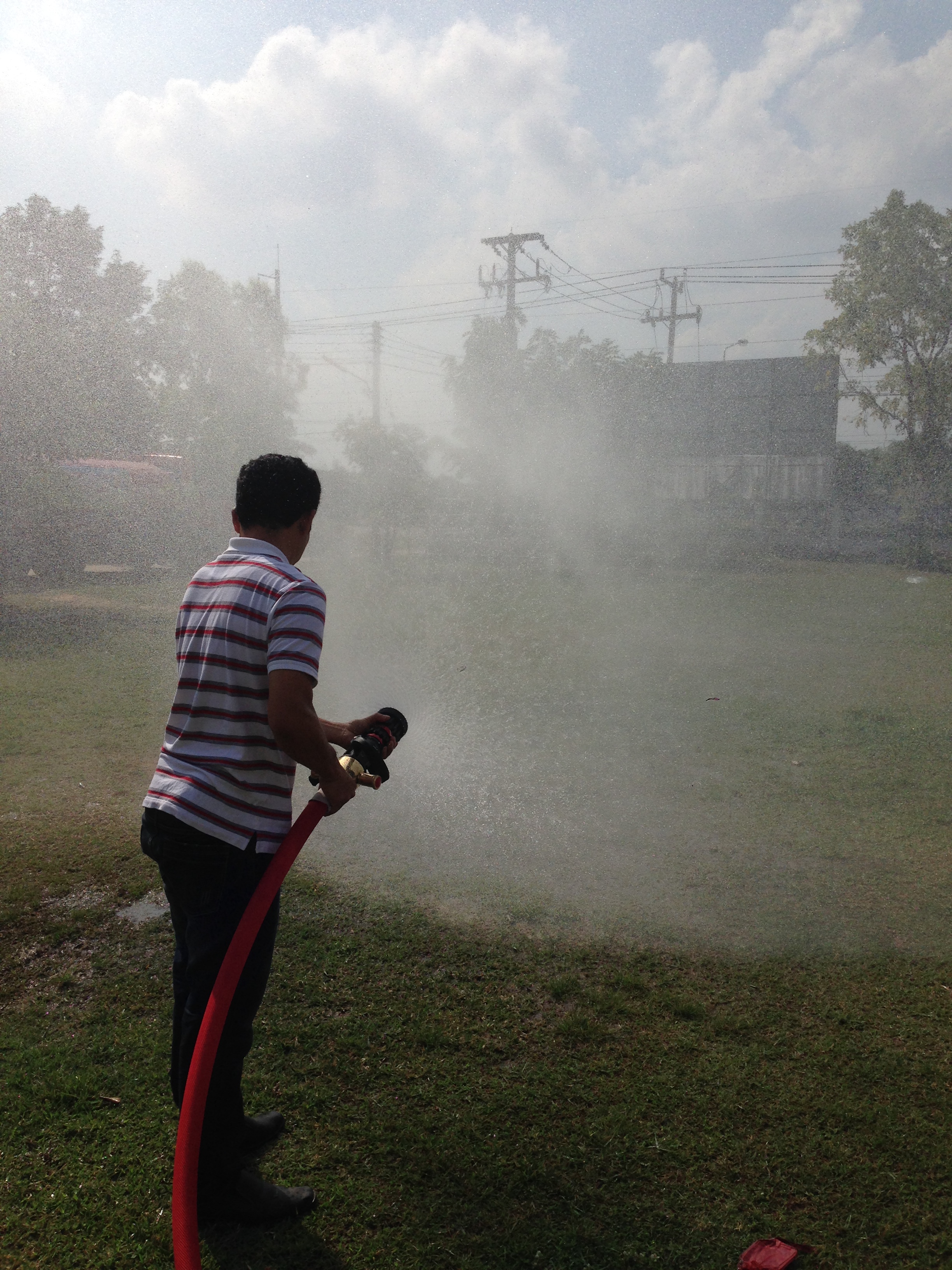 หัวฉีดน้ำดับเพลิง แบบไร้แรงสะท้อน ด้ามปืน PROTEK 366