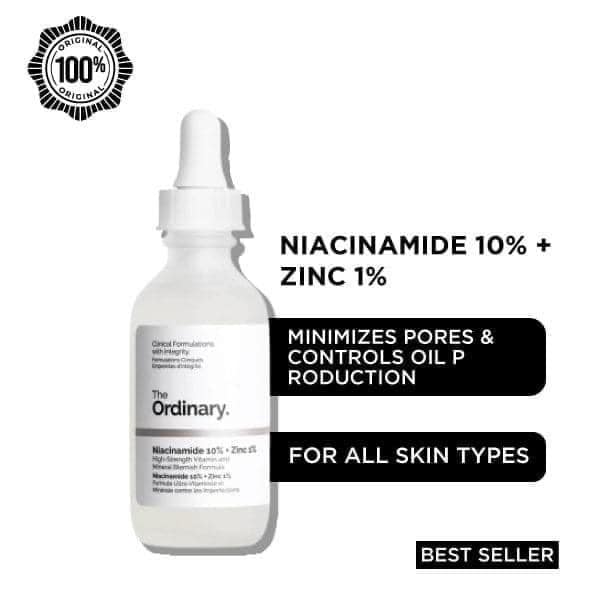 The Ordinary Niacinamide 10%+Zinc 1% 30ml. เซรั่ม Niacinamide (1ขวดเด้อ)