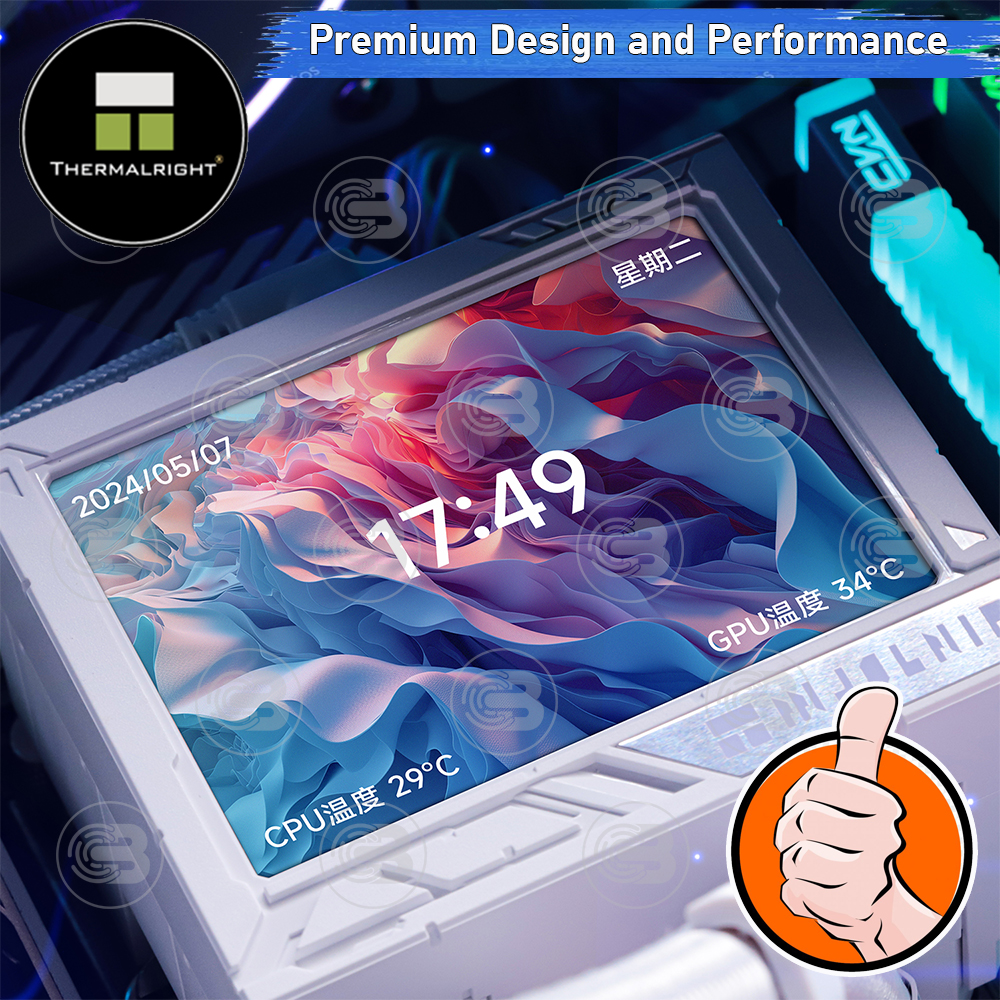 [CoolBlasterThai] Thermalright Mjolnir Vision 360 WHITE ARGB AIO Liquid CPU Cooler (AM5/LGA1851 Ready) ประกัน 5 ปี