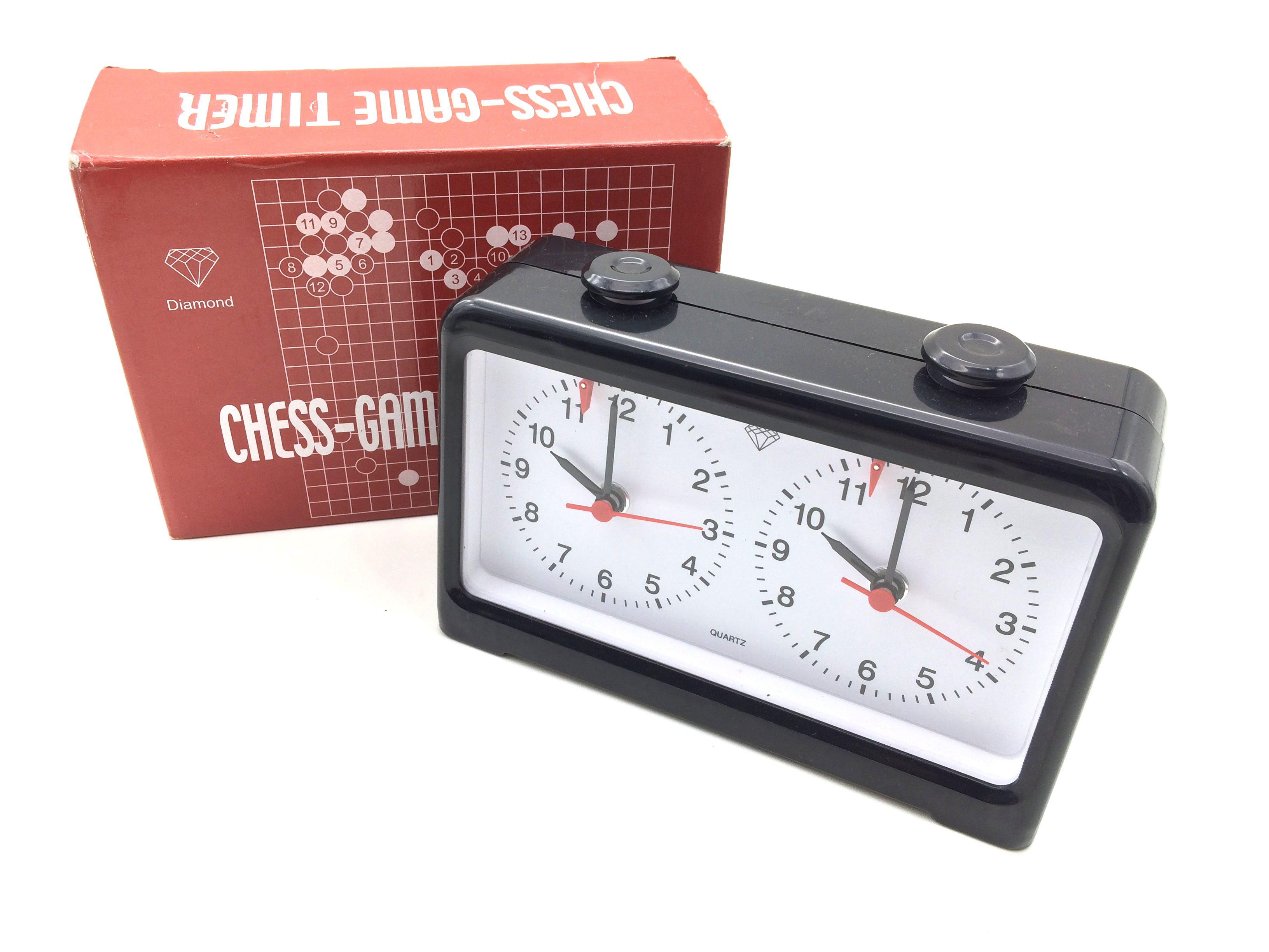 นาฬิกาจับเวลาหมากรุกแบบอนาล็อก Master Quartz Chess Clock