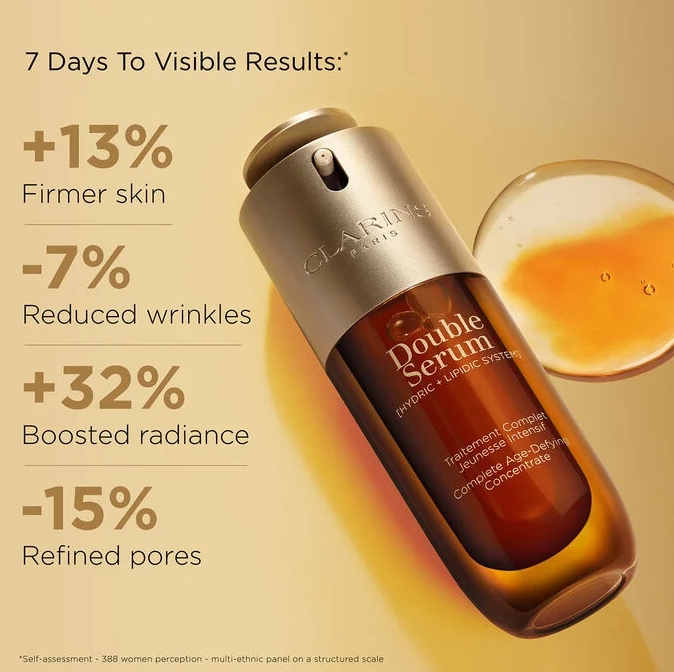 เซรั่มสูตรใหม่ CLARINS Double Serum 50ml. [Hydric+Lipidic System]
