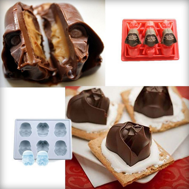 แม่พิมพ์ Star Wars ทำน้ำแข็ง ขนม วุ้น ปูนปลาสเตอร์ - Star Wars Ice Tray