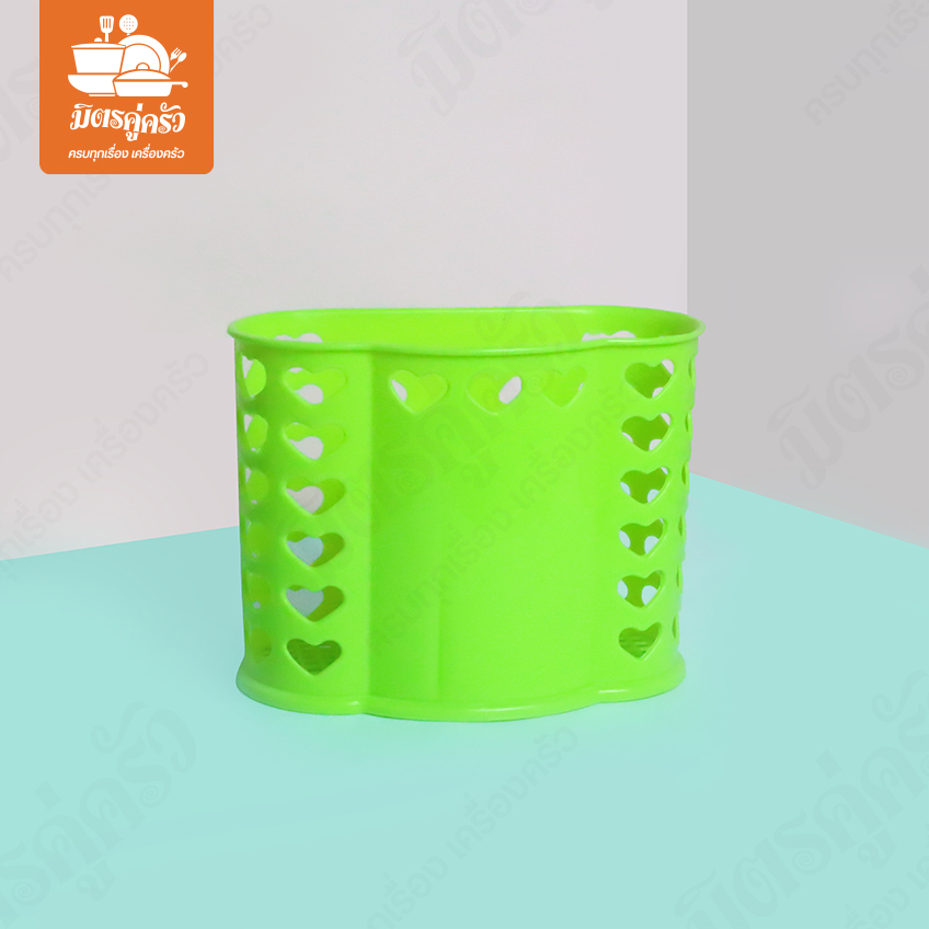 ที่ใส่ช้อน 2 ช่อง (หัวใจ) No.120