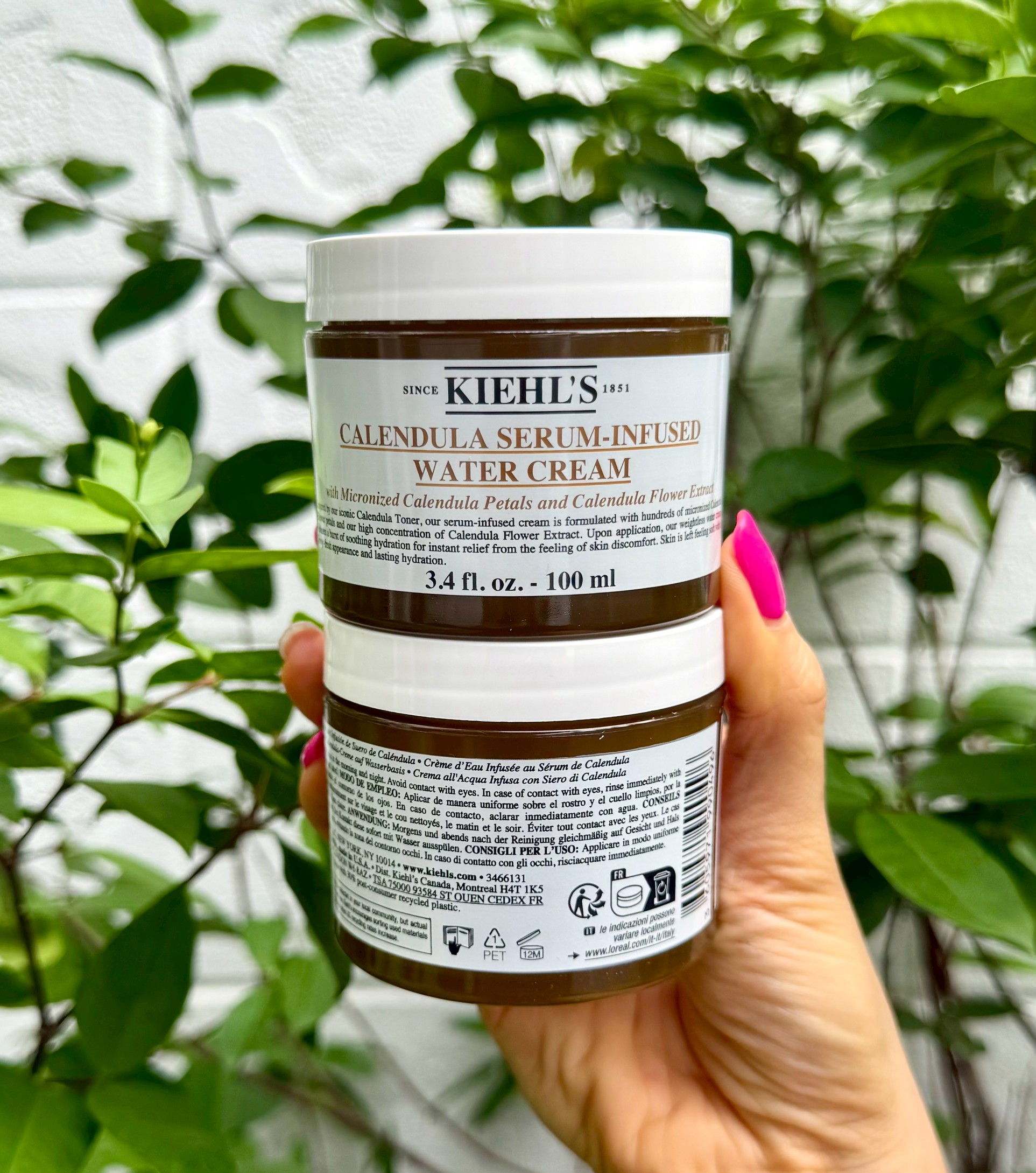 Kiehl's Calendula Serum-Infused Water Cream 100ml. วอเตอร์ครีม สำหรับผิวแห้ง และผิวขาดน้ำ (1กระปุก)