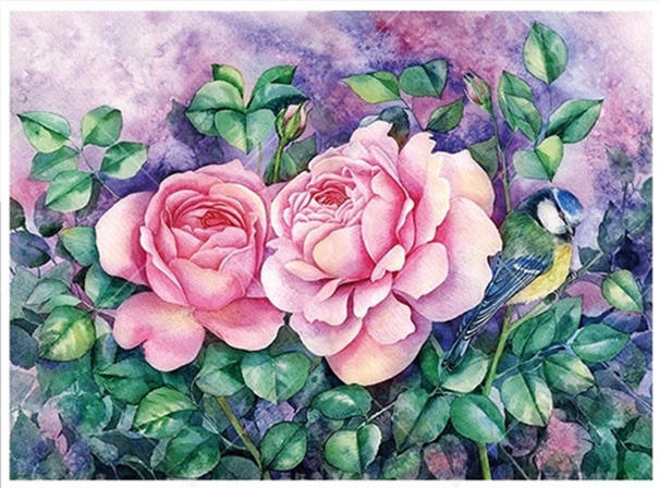 Pink rose (พิมพ์ลาย)