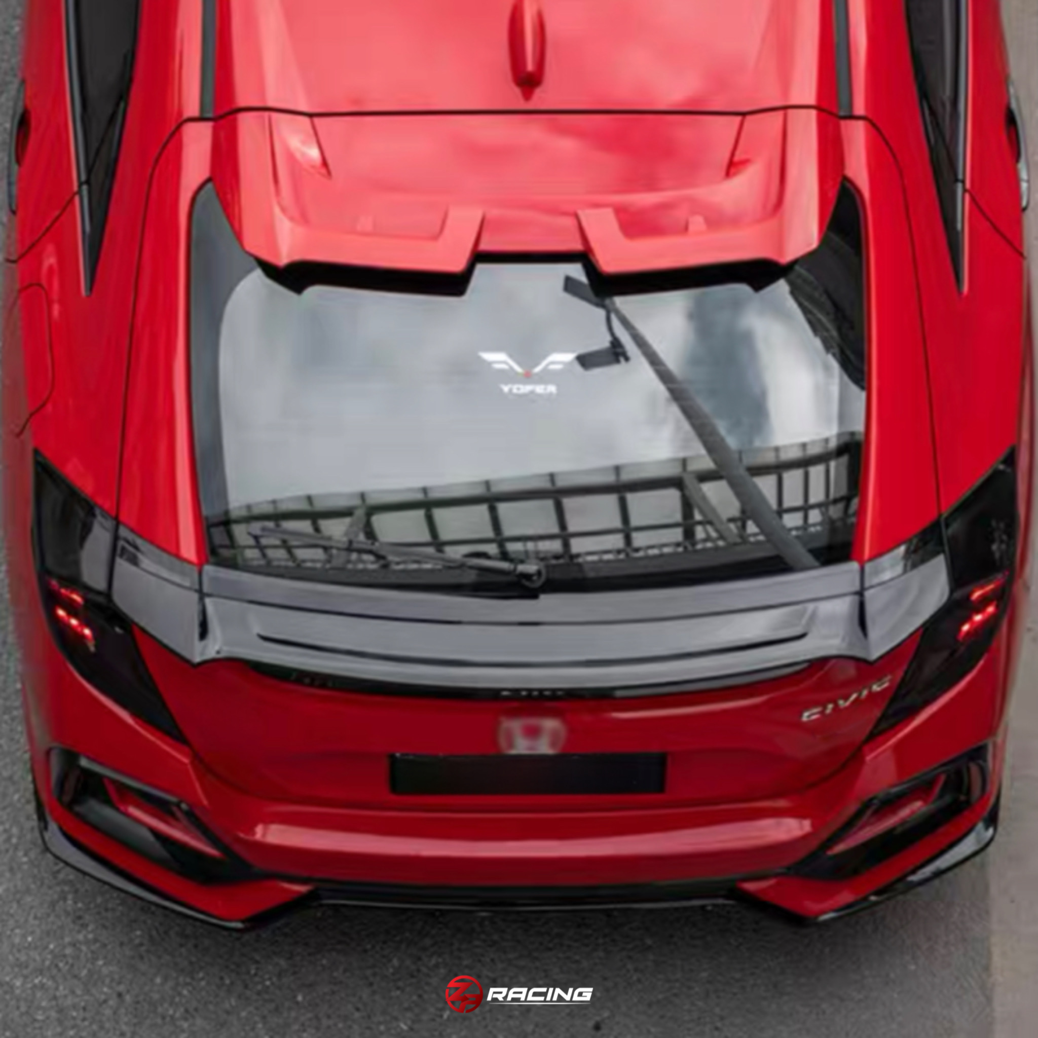 [Pre-Order]แก๊ปหลัง สปอยเลอร์หลังคา CIVIC HATCHBACK (FK) YOFER