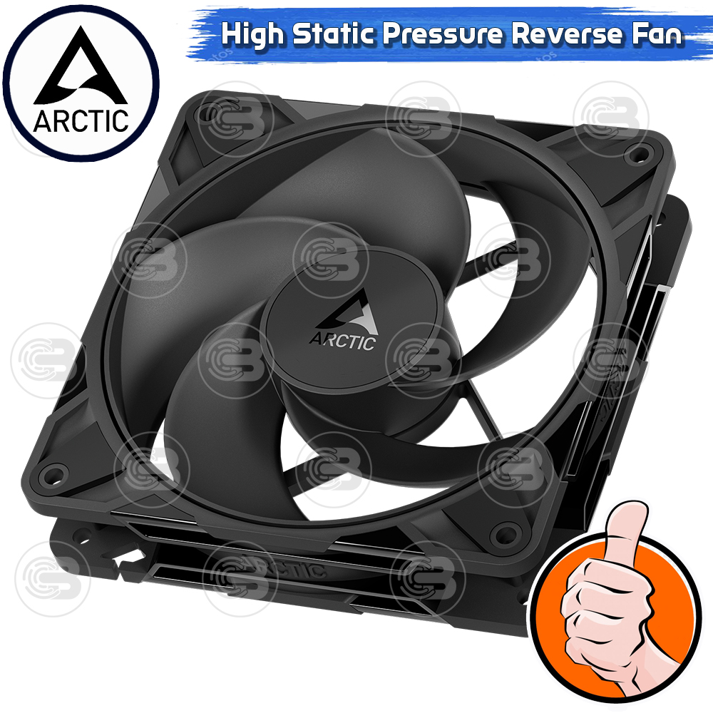 [CoolBlasterThai] ARCTIC P14 PRO REVERSE PST BLACK (140 mm.) X3 Value Pack PC Fan Case ประกัน 6 ปี