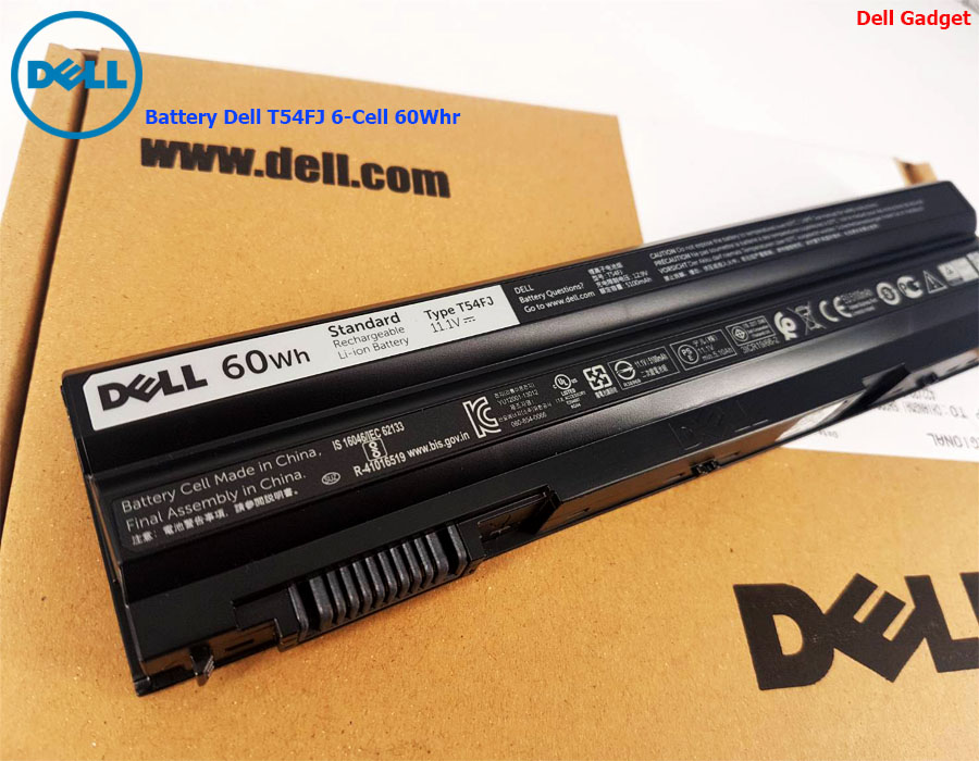 Battery Dell Latitude E6430 ATG, 6-Cell, 60Wh, แบตเตอรี่ Dell T54FJ ของแท้รับประกันศูนย์ Dell Thailand On-site Service