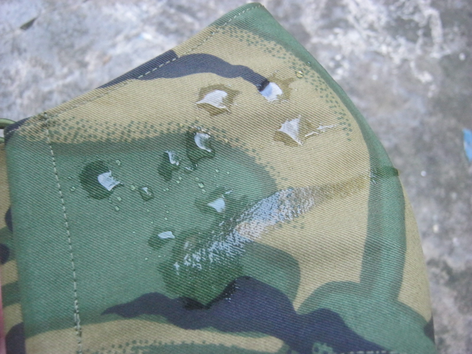 หน้ากากผ้า สะท้อนน้ำ