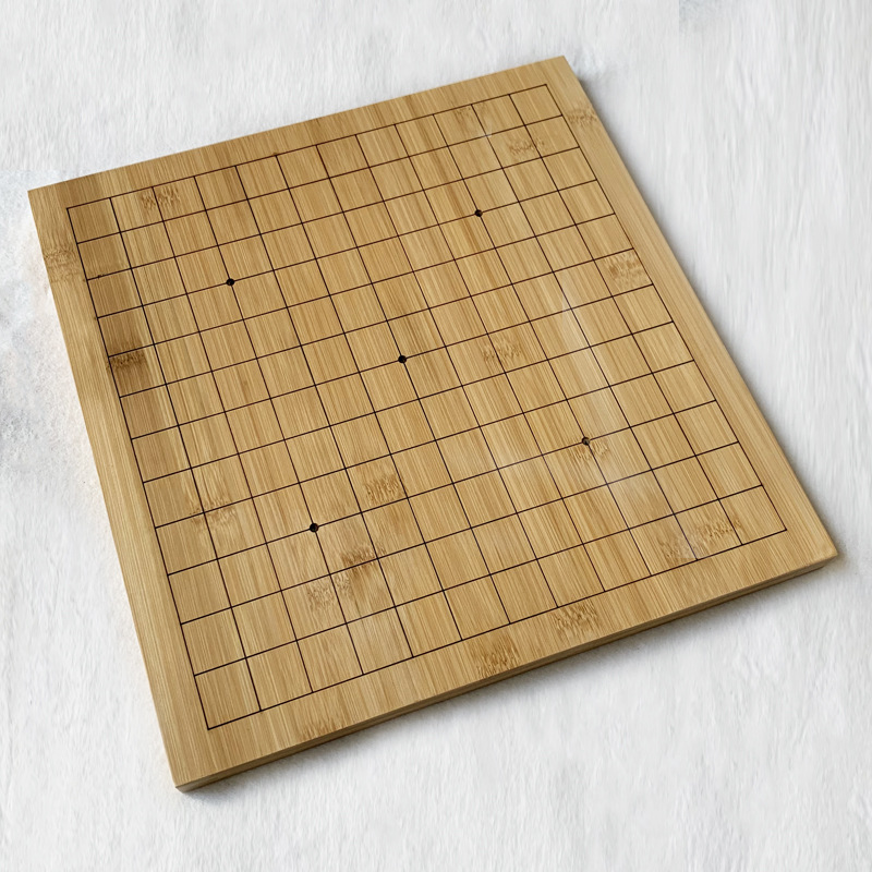 กระดานหมากล้อมไม้ไผ่ 9/13 เส้น