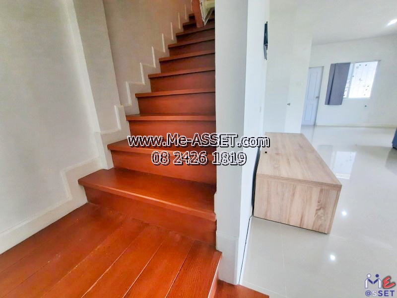 ขายและเช่า ทาวน์โฮมหลังมุม ย่าน เลียบคลองพระอุดม ซอยวัดท่าเกวียน คลองบางไผ่ วัดทองสะอาด ลาดหลุมแก้ว : ม.บ้านสวนธนาการ์เด้น : 2 ชั้น 40.2 ตร.วา