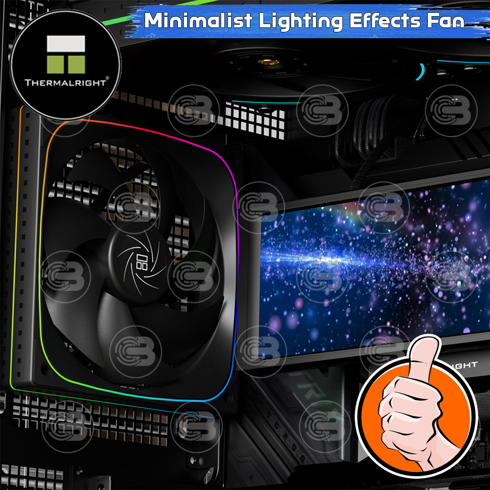 Thermalright TL-Q12 A-RGB Fan Case (size 120 mm.) ประกัน 3 ปี