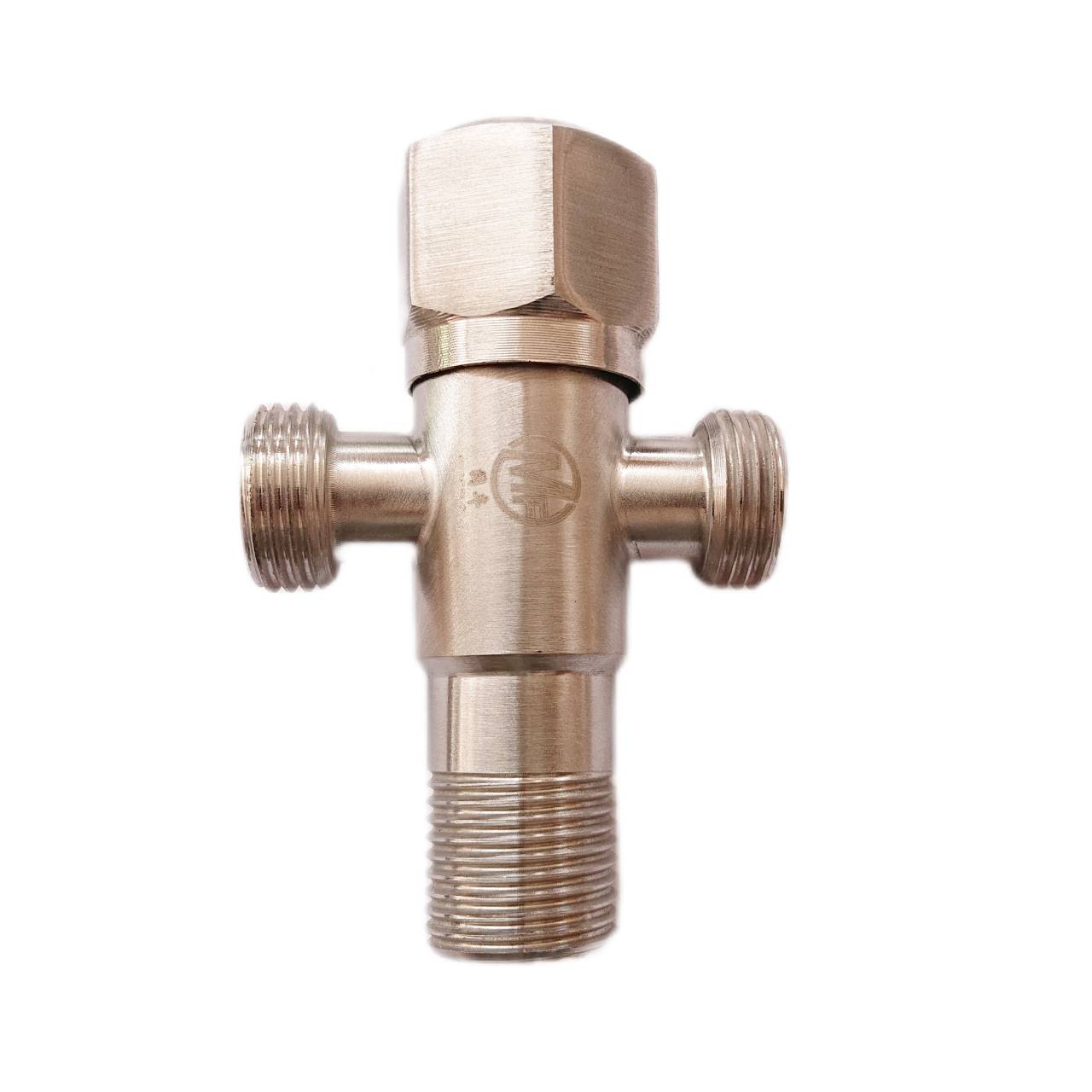 วาล์วฝักบัว 4หุน ฝังกำแพง สต๊อปวาล์ว วาล์วเปิด-ปิดน้ำ ก๊อกน้ำสแตนเลส SUS 304