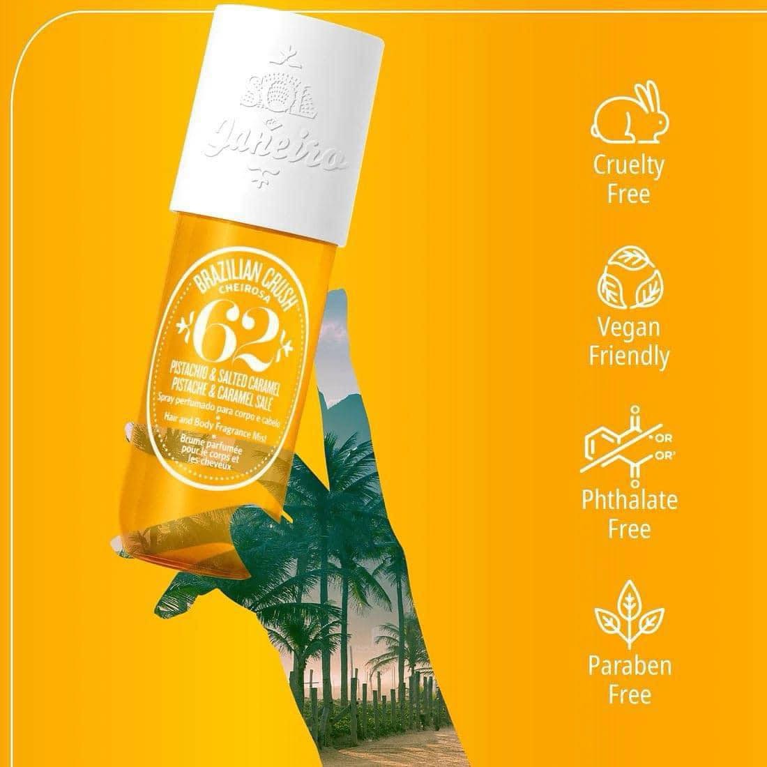 สเปรย์น้ำหอมฉีดร่างกาย Sol de Janeiro Brazilian Crush Cheirosa 62 Perfume Mist 30ml.