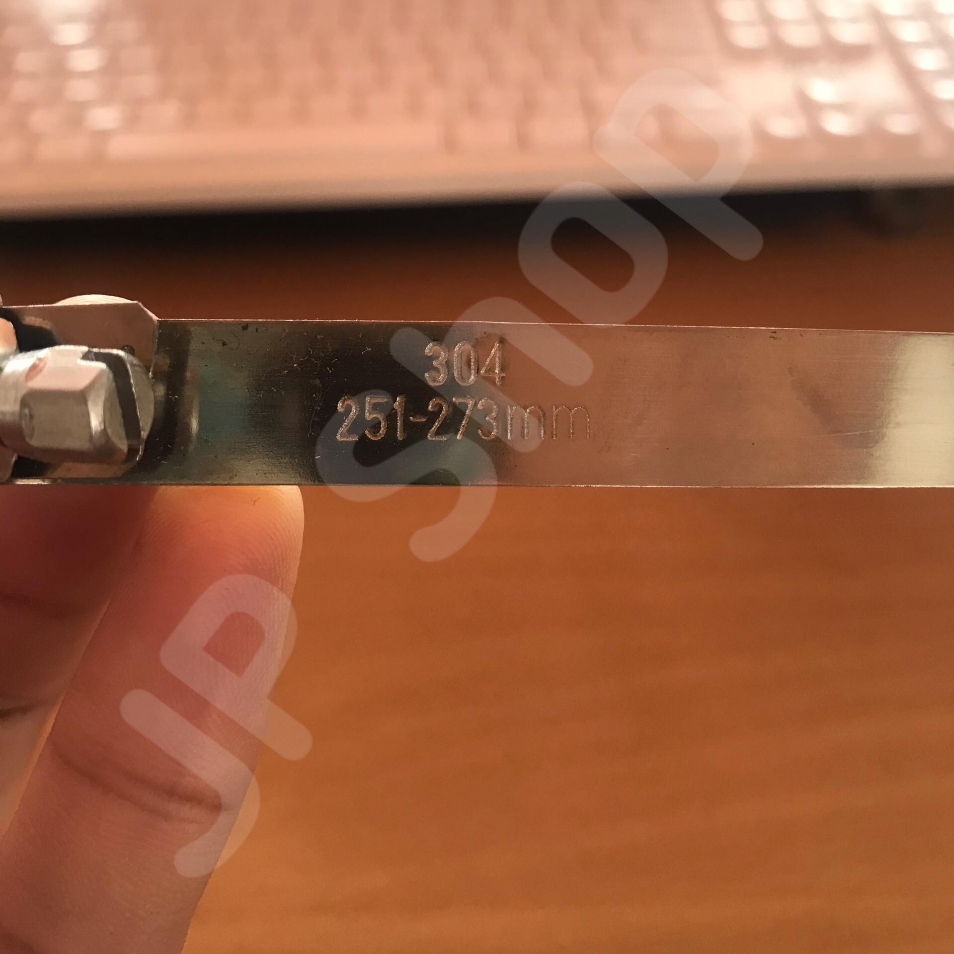 ปลอกรัด 251-273 (12 มม.) แคลมป์รัดท่อสแตนเลส 304 #251273