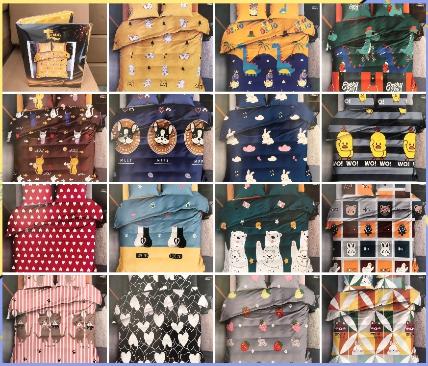 ชุดเครื่องนอน TING ลายการ์ตูน 6ฟุต คละลาย 30ชุด