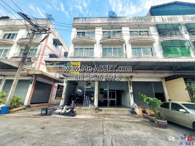 ขายและเช่า อาคารพาณิชย์ ย่าน มหิดล บางเตย ศาลายา มหาสวัสดิ์ พุทธมณฑล : ม.มณฑลทองพาร์ค : 3.5 ชั้น 21 ตร.วา