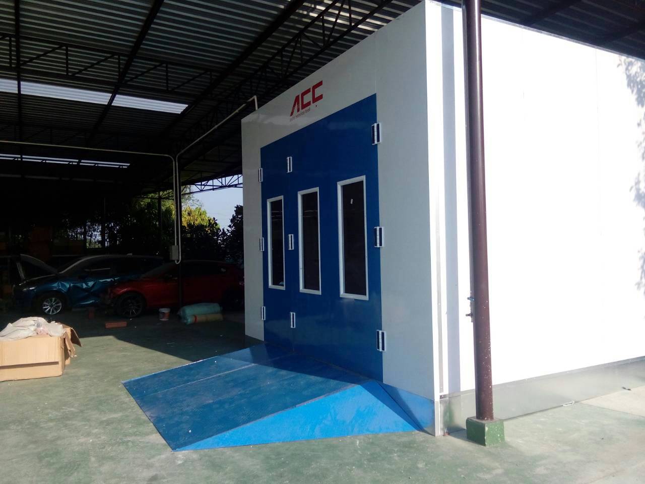 ห้องอบพ่นสีรถยนต์ ระบบอินฟราเรด รุ่น 8200i