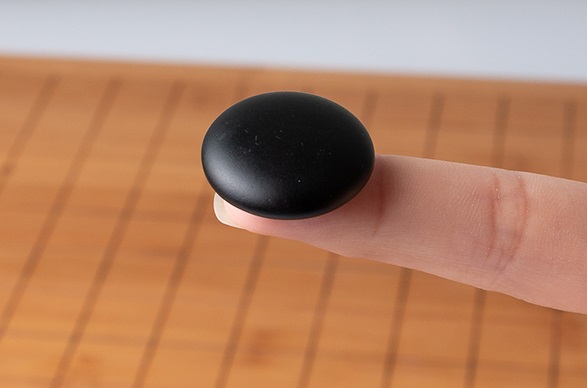 เม็ดหมากล้อมหินYunzi A (นูน1ด้าน)