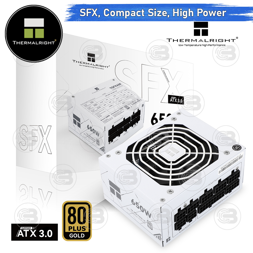 [CoolBlasterThai] Thermalright SFX Power Supply 650W 80 Plus Gold Embossed Full Modular (TGFX 650-W) ประกัน 5 ปี