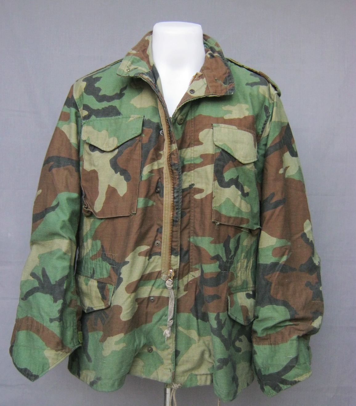 ขายแล้ว เสื้อM65 woodland รหัส M65111160MR