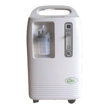 เครื่องเพิ่มความเข้มข้นของออกซิเจน 10 ลิตร ชนิดพ่นละอองยาได้ ยี่ห้อ Olive รุ่น OLV-10SW with Dual Flow