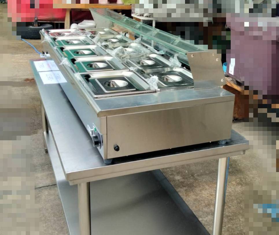 เตาอุ่นอาหารไฟฟ้าสแตนเลส 10 ถาด รุ่น : FQ-B210