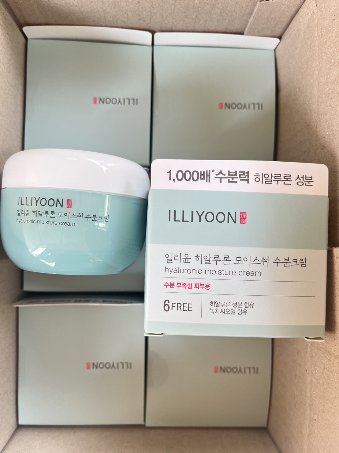 ILLIYOON Hyaluronic Moisture Cream 100ml. ครีมบำรุงผิวหน้า สูตรไฮยาลูรอนิก