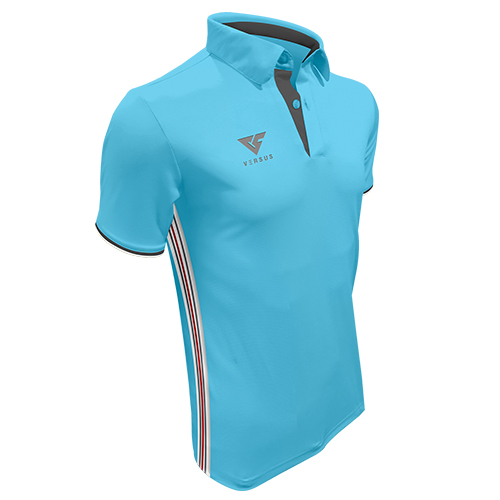 เสื้อโปโลสปอร์ต ฟ้า จาก VERSUS VP001