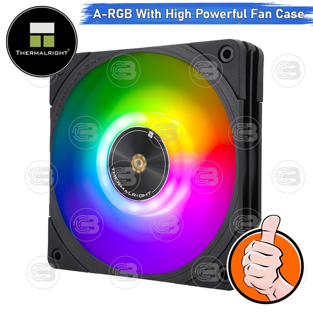 [CoolBlasterThai] Thermalright TL-B12-S (3 PCS) 2000+RMP A-RGB Static Pressure Fan Case (size 120 mm.) ประกัน 3 ปี